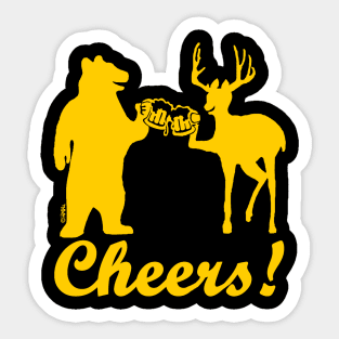 Cheers ! (yellow) Sticker